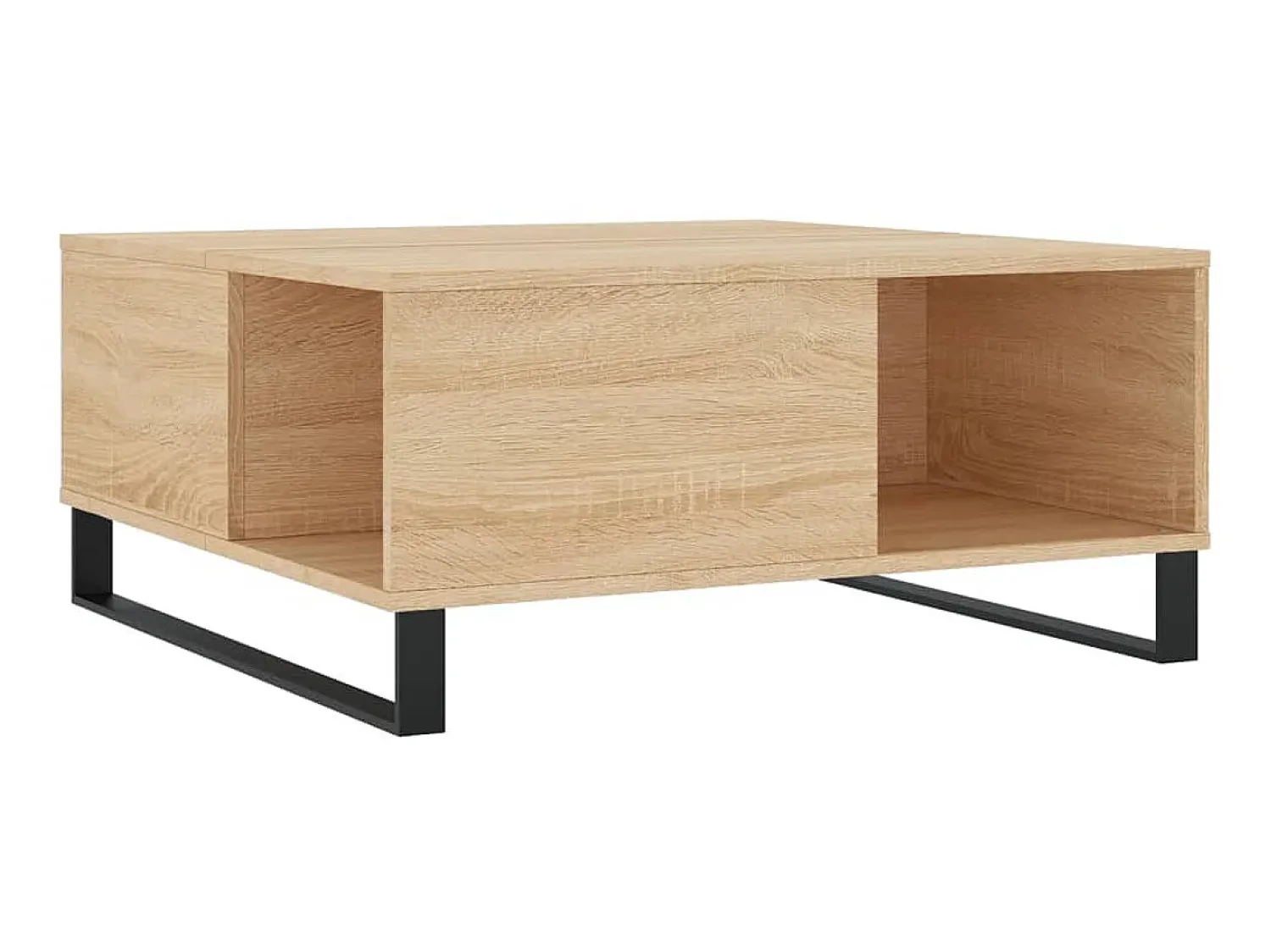 Mesa de centro 80x80x36,5 cm derivados madeira carvalho sonoma PT164372^ Mesa De Centro