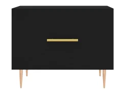 Mesa De Centro* Mesa de centro 50x50x40 cm derivados de madeira PT402885 Preto