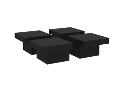 Mesa de centro 90x90x28 cm derivados de madeira PT119571^ Mesa De Centro