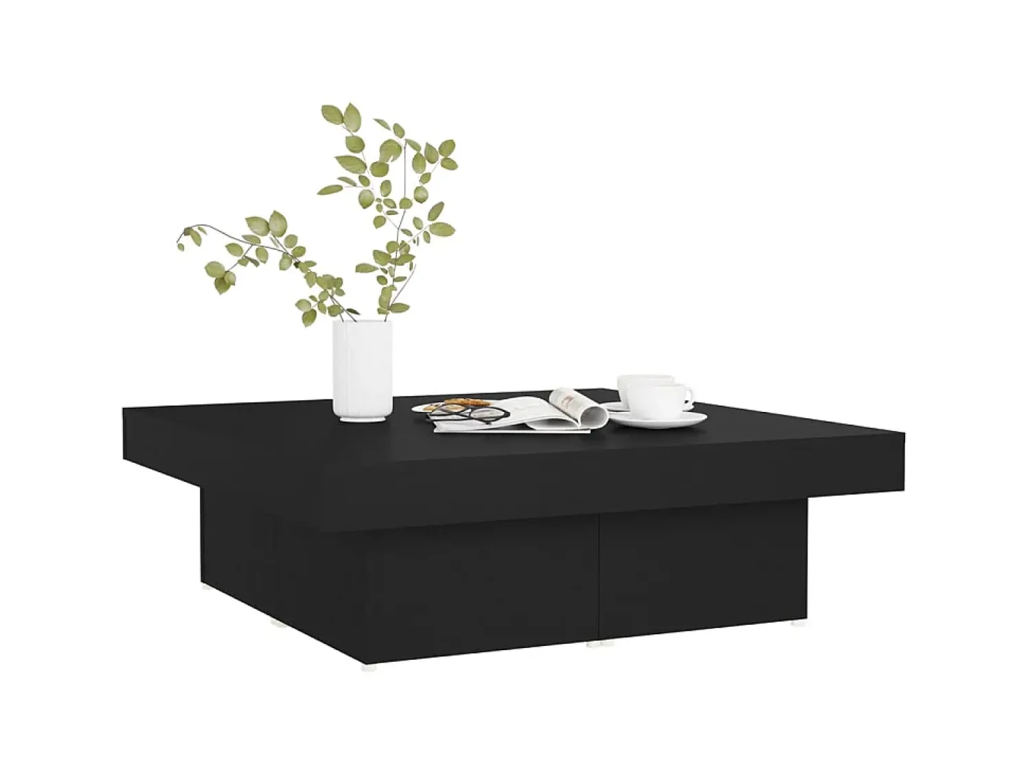 Mesa de centro 90x90x28 cm derivados de madeira PT119571^ Mesa De Centro