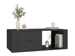 Mesa De Centro| Mesa de centro 100x50,5x35 cm derivados de madeira PT816615 Preto