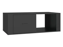 Mesa De Centro| Mesa de centro 100x50,5x35 cm derivados de madeira PT816615 Preto