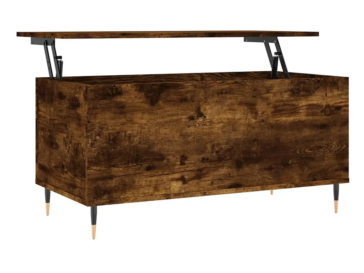 Sale Mesa de centro 90x44,5x45 cm derivados madeira carvalho fumado PT164397 Castanho