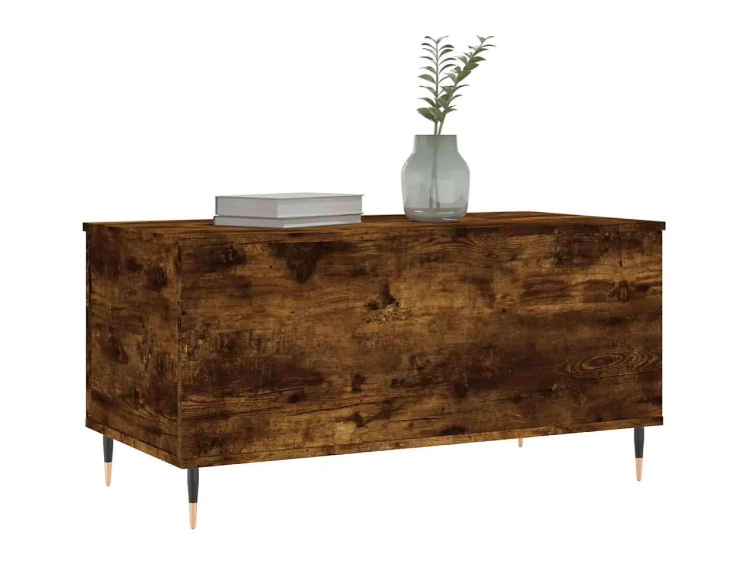 Sale Mesa de centro 90x44,5x45 cm derivados madeira carvalho fumado PT164397 Castanho