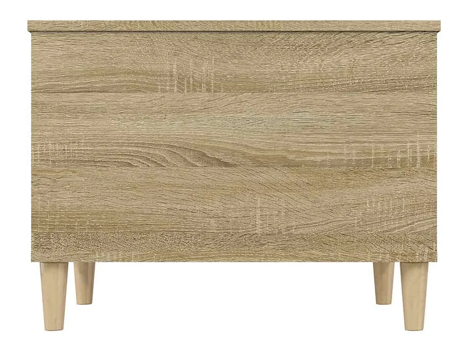 Mesa De Centro|vidaxl Mesa de centro 60x44,5x45 cm derivados madeira carvalho sonoma Castanho