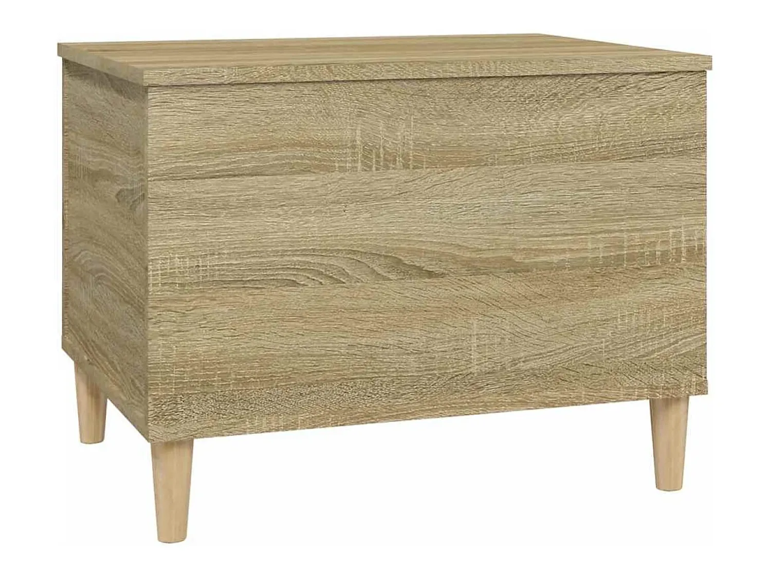Mesa De Centro|vidaxl Mesa de centro 60x44,5x45 cm derivados madeira carvalho sonoma Castanho