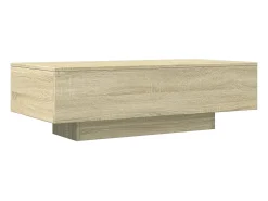 Mesa De Centro* Mesa de centro 100x49,5x31 cm derivados madeira carvalho sonoma PT383892 Castanho