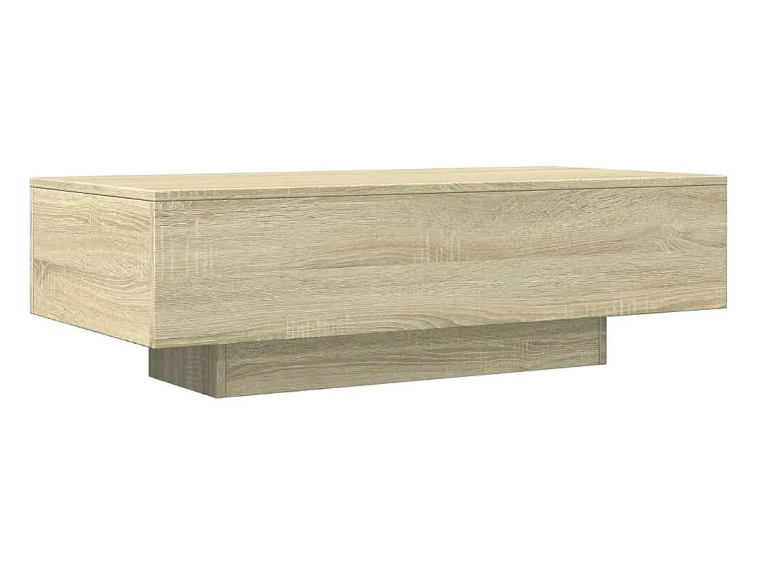 Mesa De Centro* Mesa de centro 100x49,5x31 cm derivados madeira carvalho sonoma PT383892 Castanho