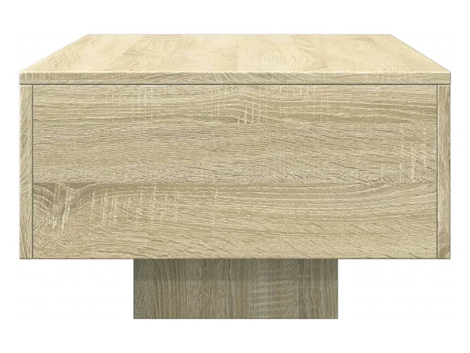 Mesa De Centro* Mesa de centro 100x49,5x31 cm derivados madeira carvalho sonoma PT383892 Castanho