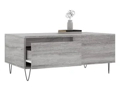 Mesa de centro 90x50x36,5 cm derivados madeira sonoma PT365145^ Mesa De Centro