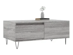 Mesa de centro 90x50x36,5 cm derivados madeira sonoma PT365145^ Mesa De Centro