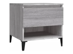 Mesa De Centro* Mesa de centro 50x46x50 cm derivados de madeira sonoma PT340032 Cinzento