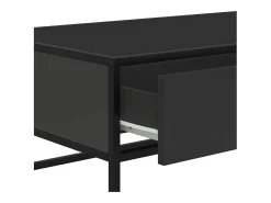 vidaxl Mesa de centro 100x50x35 cm derivados de madeira/metal^ Mesa De Centro