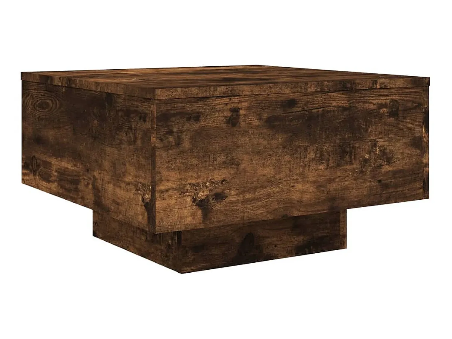 Mesa de centro 55x55x31 cm derivados de madeira carvalho fumado PT601754^ Mesa De Centro