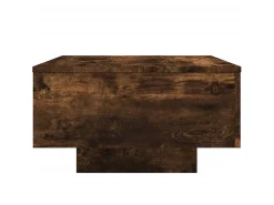 Mesa de centro 55x55x31 cm derivados de madeira carvalho fumado PT601754^ Mesa De Centro