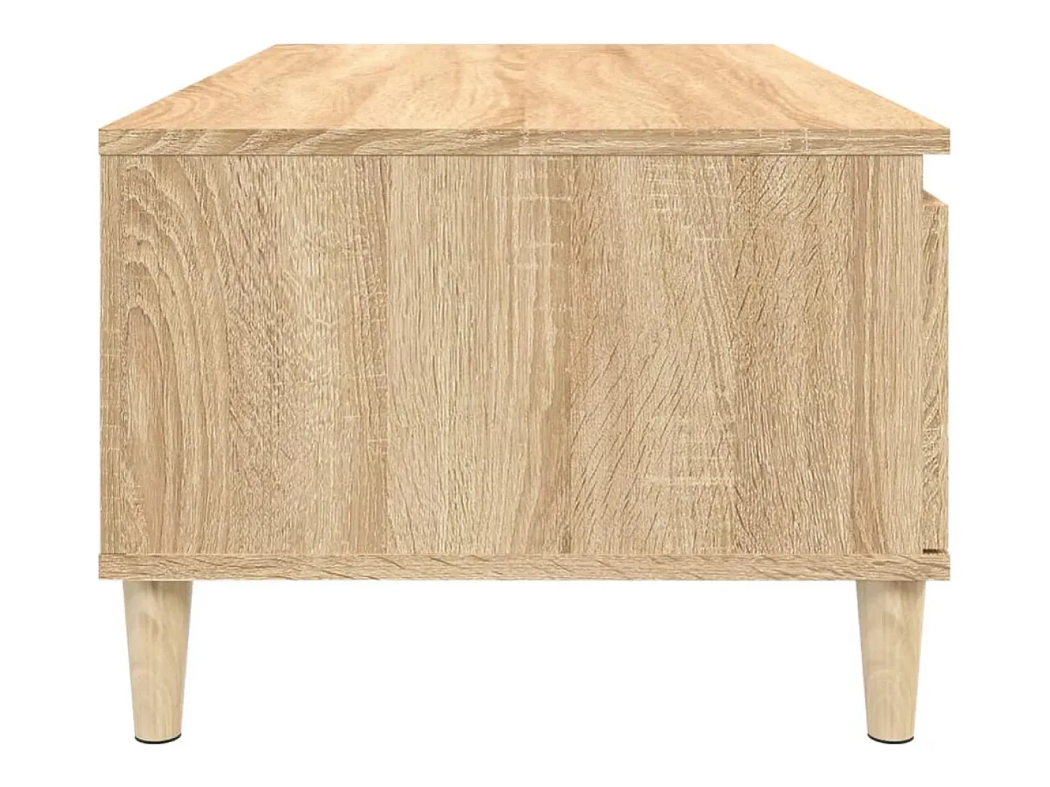 Mesa De Centro|vidaxl Mesa de centro 90x50x36,5 cm derivados madeira carvalho sonoma Natural claro