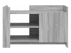 Discount Mesa de centro 80x50x50 cm derivados de madeira sonoma PT189148 Cinzento