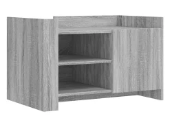 Discount Mesa de centro 80x50x50 cm derivados de madeira sonoma PT189148 Cinzento