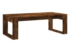 Outlet vidaxl Mesa de centro 102x50x35 cm derivados madeira carvalho fumado Natural claro