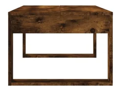 Outlet vidaxl Mesa de centro 102x50x35 cm derivados madeira carvalho fumado Natural claro