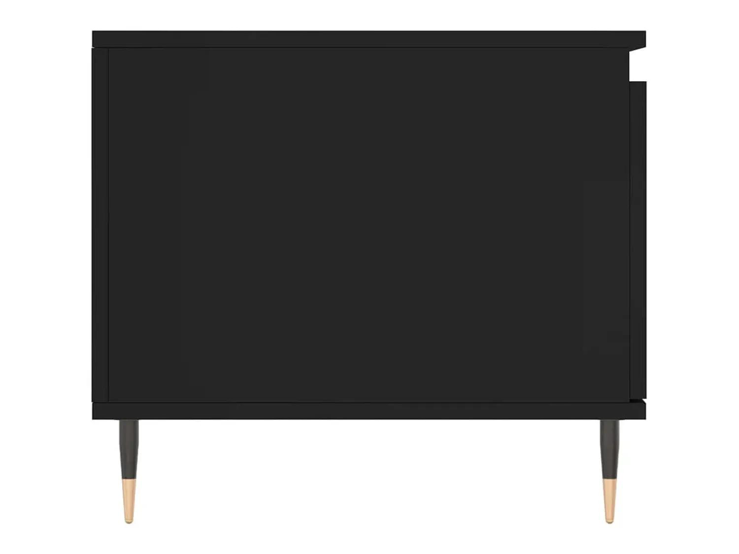 Mesa De Centro*vidaxl Mesa de centro 100x50x45 cm derivados de madeira Preto