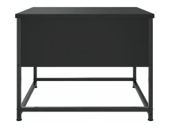 Mesa De Centro*vidaxl Mesa de centro 51x51x40 cm derivados de madeira Preto