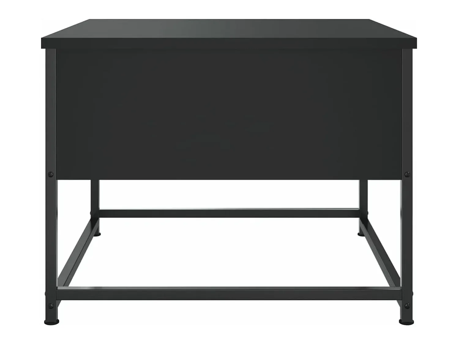 Mesa De Centro*vidaxl Mesa de centro 51x51x40 cm derivados de madeira Preto