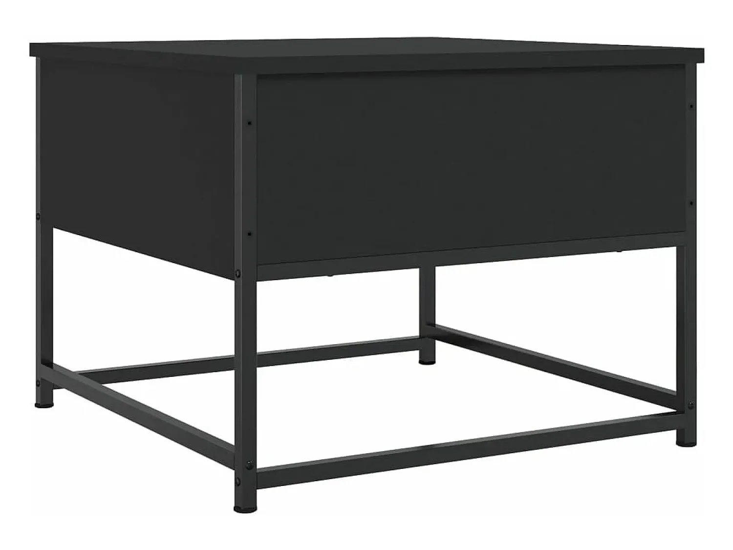 Mesa De Centro*vidaxl Mesa de centro 51x51x40 cm derivados de madeira Preto