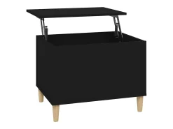 Sale vidaxl Mesa de centro 60x44,5x45 cm derivados de madeira Preto