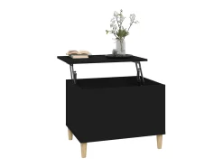 Sale vidaxl Mesa de centro 60x44,5x45 cm derivados de madeira Preto