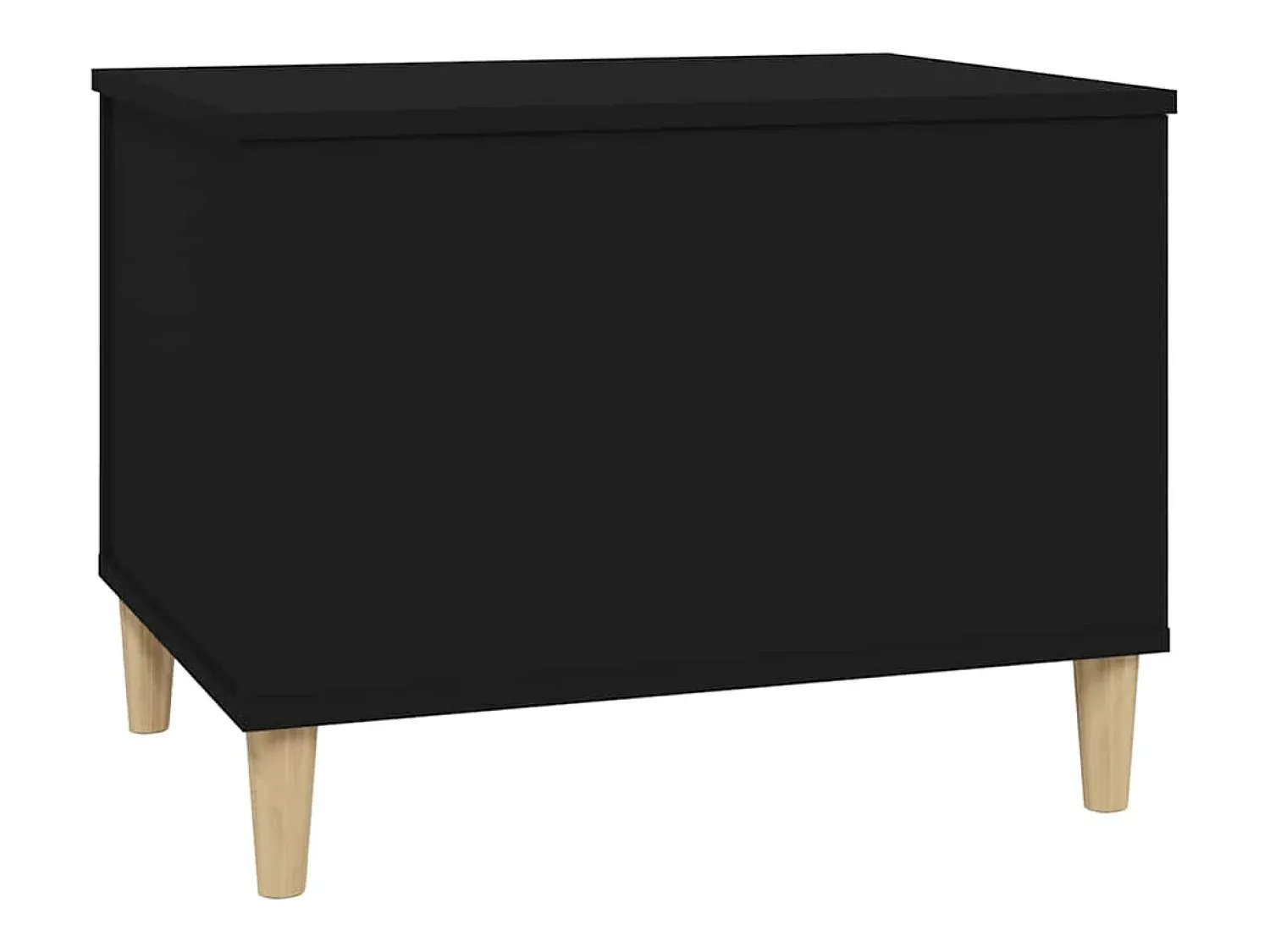Sale vidaxl Mesa de centro 60x44,5x45 cm derivados de madeira Preto