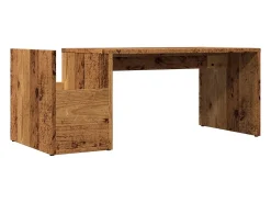 vidaxl Mesa de centro 90x45x35 cm derivados de madeira madeira velha^ Mesa De Centro