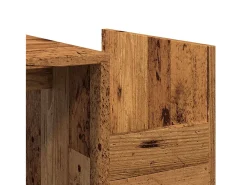 vidaxl Mesa de centro 90x45x35 cm derivados de madeira madeira velha^ Mesa De Centro