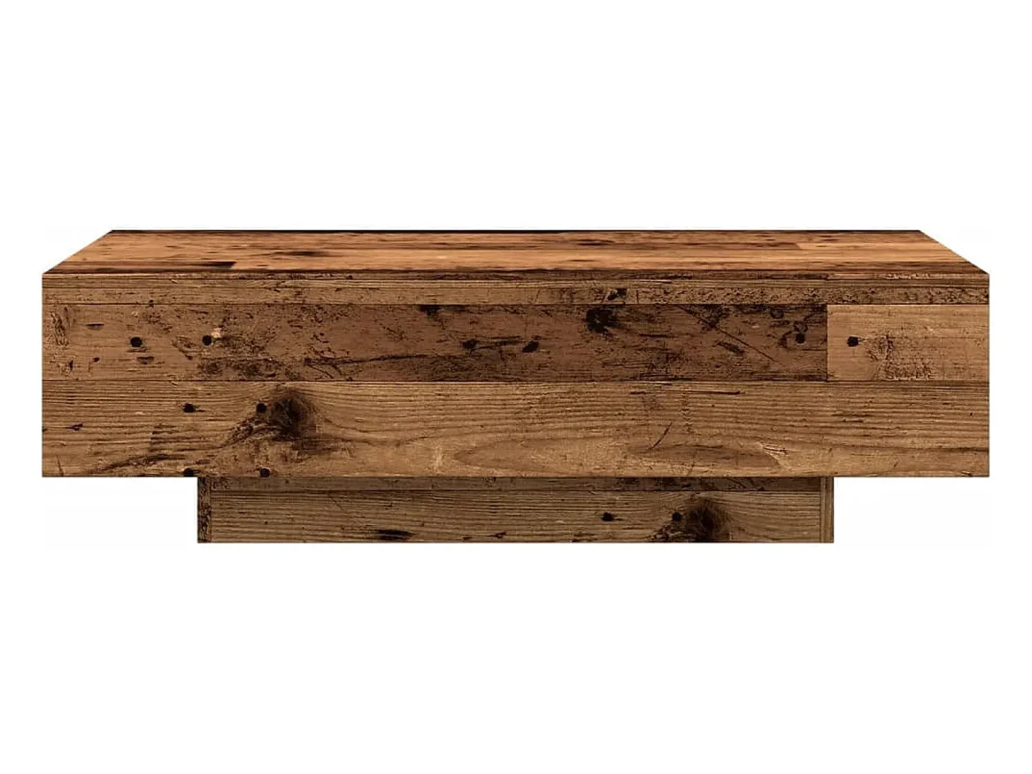 Mesa De Centro*vidaxl Mesa de centro 100x49,5x31 cm derivados madeira madeira velha Castanho