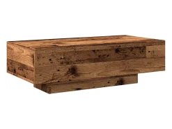 Mesa De Centro*vidaxl Mesa de centro 100x49,5x31 cm derivados madeira madeira velha Castanho