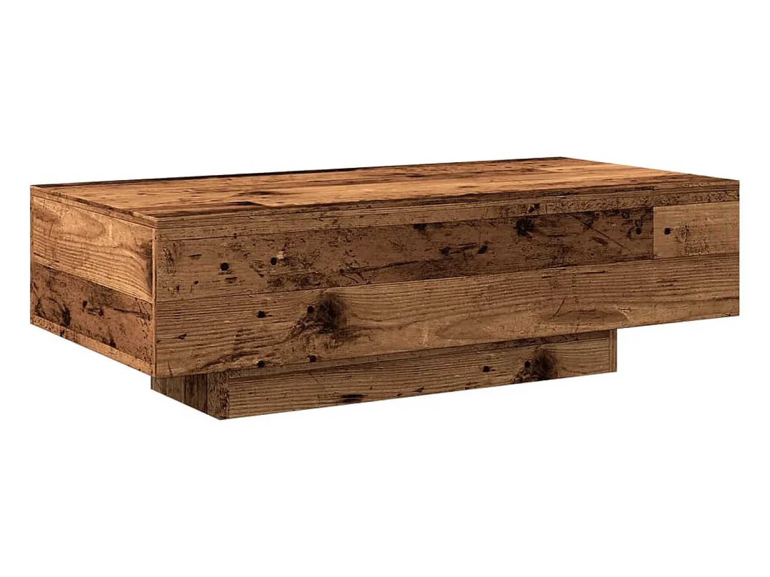 Mesa De Centro*vidaxl Mesa de centro 100x49,5x31 cm derivados madeira madeira velha Castanho