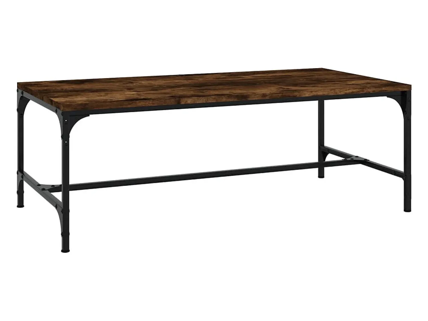 Mesa De Centro|vidaxl Mesa de centro 100x50x35 cm derivados madeira carvalho fumado Natural claro