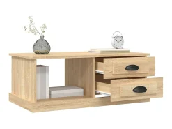 Mesa De Centro* Mesa de centro 90x50x35 cm derivados madeira carvalho sonoma PT167880 Castanho