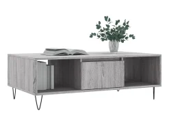 Sale Mesa de centro 104x60x35 cm derivados madeira sonoma PT926551 Cinzento
