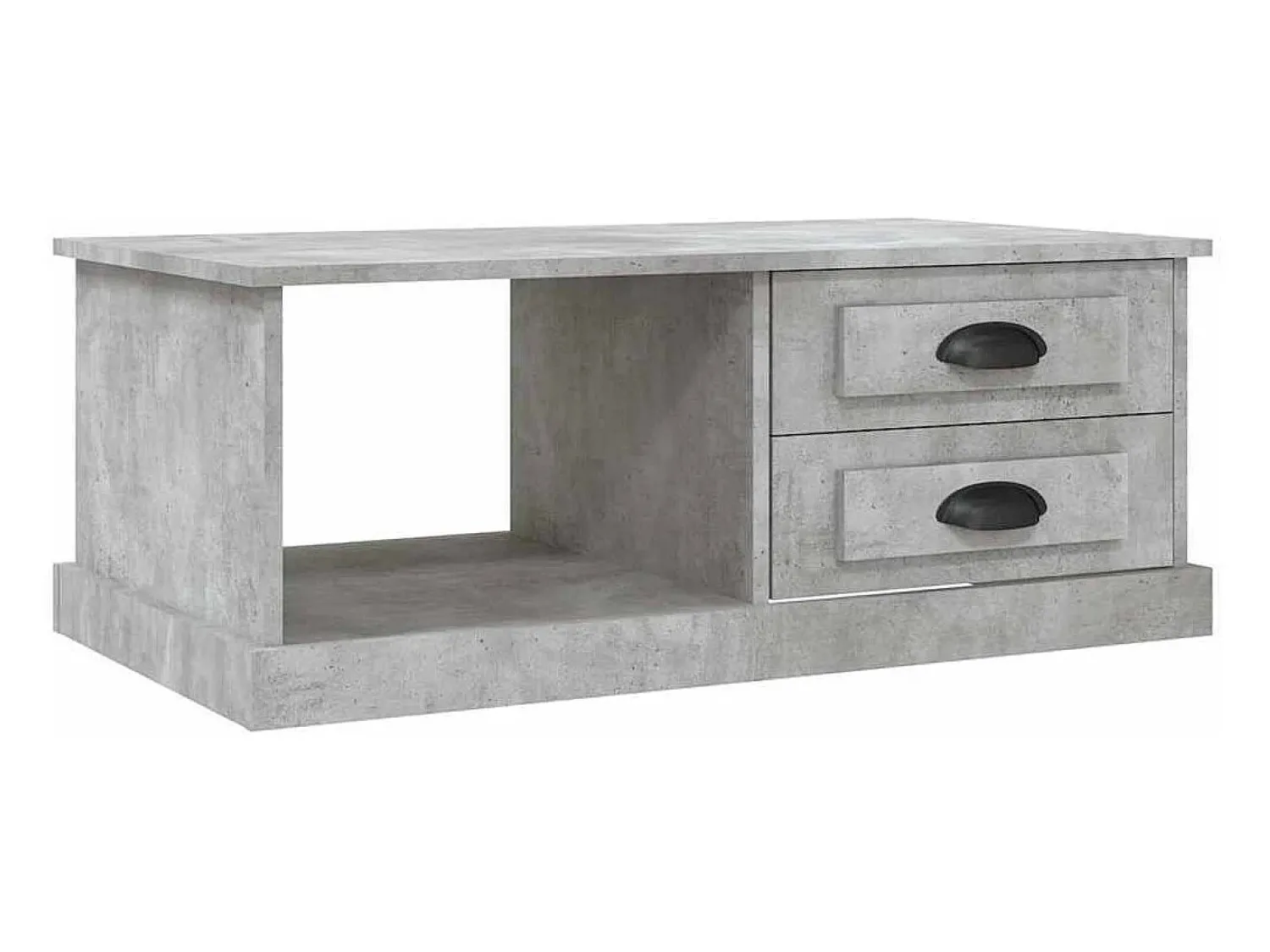 vidaxl Mesa de centro 90x50x35 cm derivados madeira cimento^ Mesa De Centro