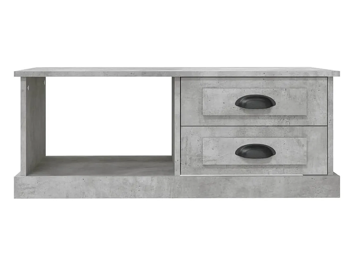 vidaxl Mesa de centro 90x50x35 cm derivados madeira cimento^ Mesa De Centro