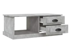 vidaxl Mesa de centro 90x50x35 cm derivados madeira cimento^ Mesa De Centro