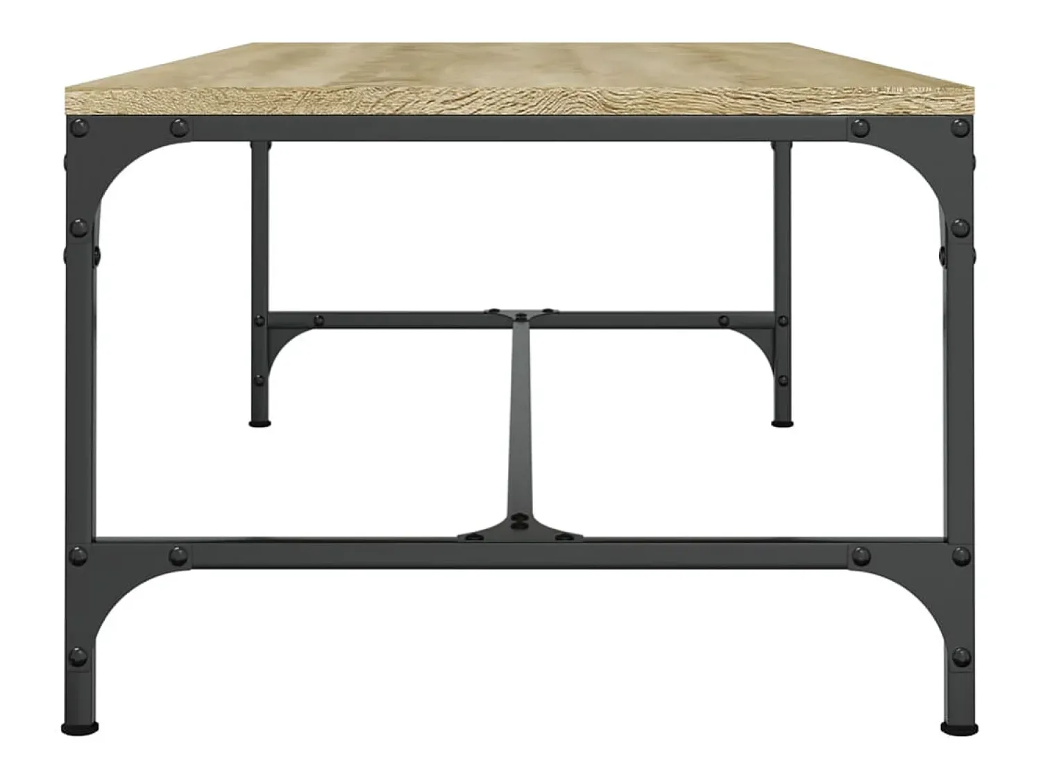 Mesa De Centro|vidaxl Mesa de centro 100x50x35 cm derivados madeira carvalho sonoma Natural claro