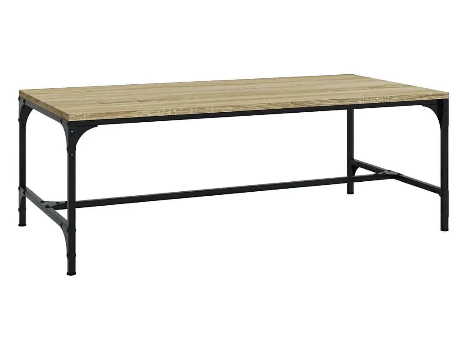 Mesa De Centro|vidaxl Mesa de centro 100x50x35 cm derivados madeira carvalho sonoma Natural claro