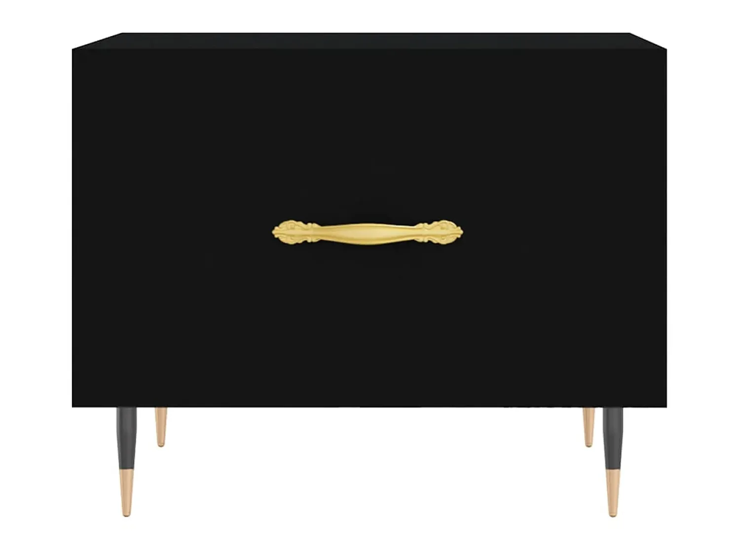 Mesa De Centro* Mesa de centro 50x50x40 cm derivados de madeira PT674370 Preto