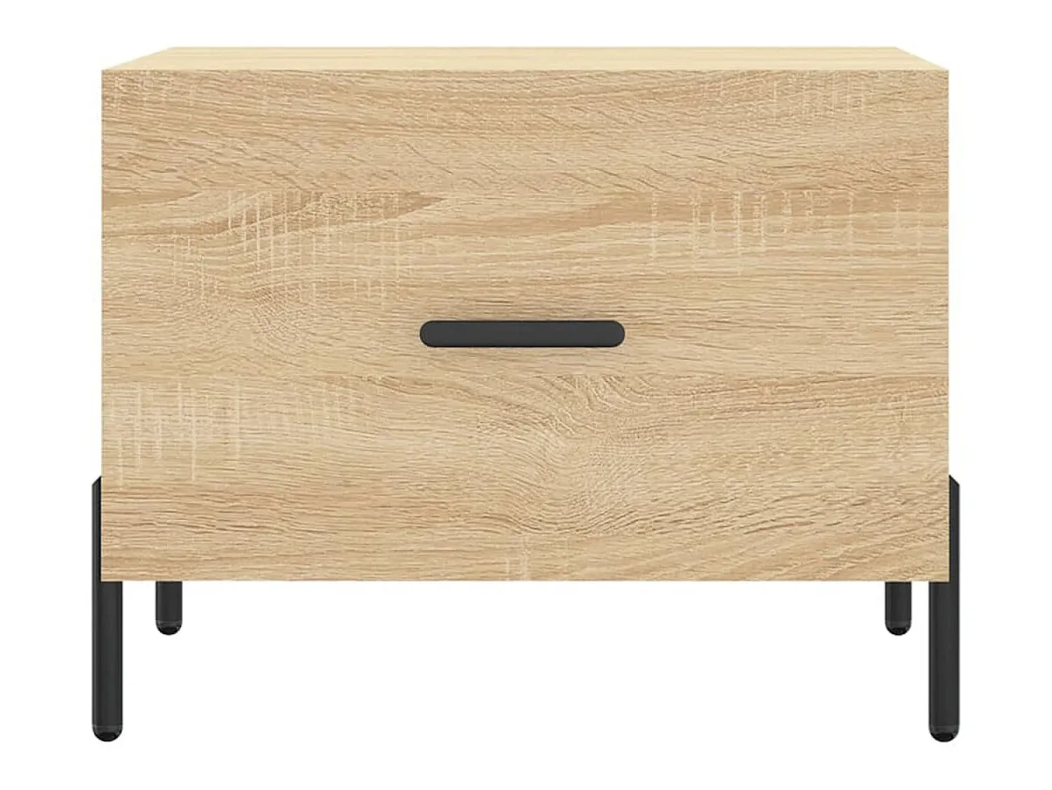 Mesa De Centro| Mesa de centro 50x50x40 cm derivados de madeira carvalho sonoma PT368012 Castanho