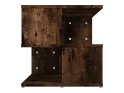Mesa De Centro* Mesa de centro 40x40x40 cm derivados de madeira carvalho fumado PT133183 Castanho