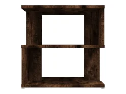 Mesa De Centro* Mesa de centro 40x40x40 cm derivados de madeira carvalho fumado PT133183 Castanho