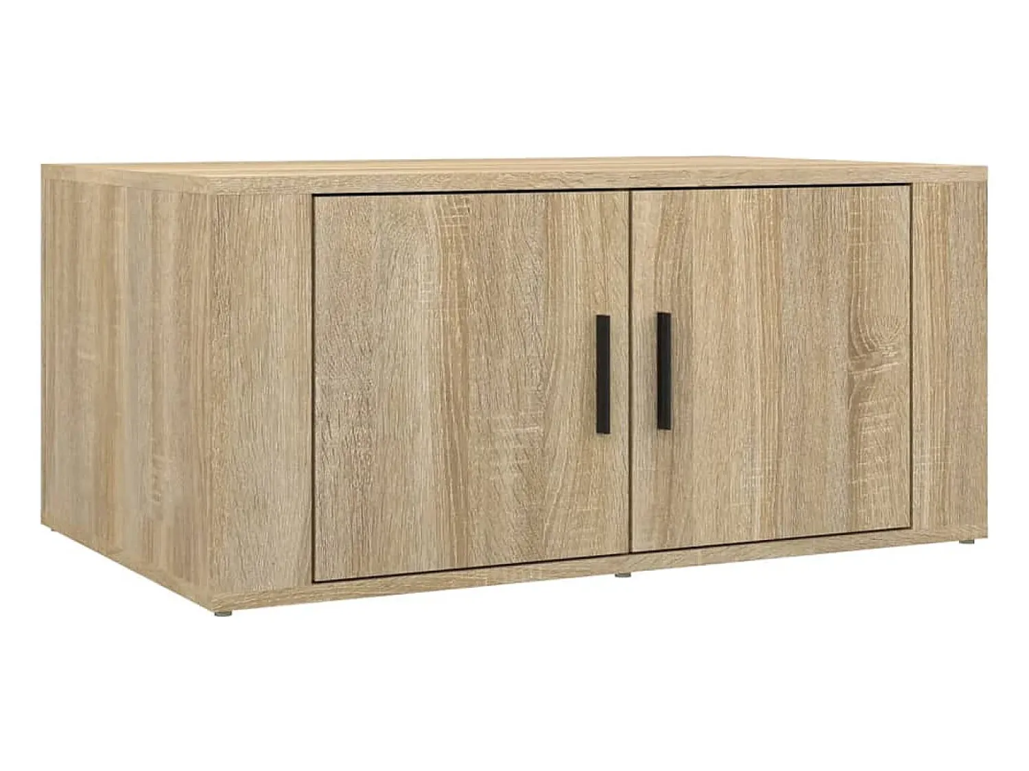 vidaxl Mesa de centro 80x50x36 cm derivados madeira carvalho sonoma^ Mesa De Centro