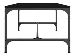 Clearance vidaxl Mesa de centro 100x50x35 cm derivados de madeira Preto
